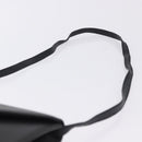 VALENTINO Shoulder Bag Leather Black Gold Auth bs37002-8