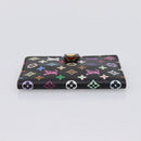 LOUIS VUITTON Multicolor Agenda mini Day Planner Cover Black M95652 Auth bs37004M-3