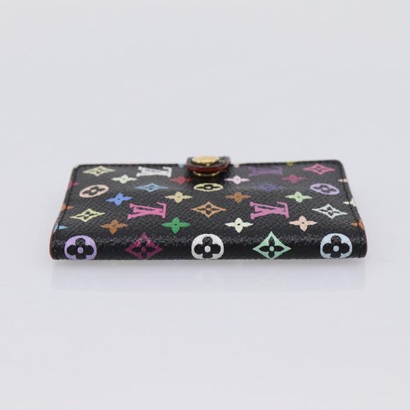 LOUIS VUITTON Multicolor Agenda mini Day Planner Cover Black M95652 Auth bs37004M