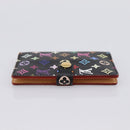 LOUIS VUITTON Multicolor Agenda mini Day Planner Cover Black M95652 Auth bs37004M-4