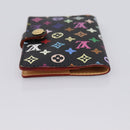 LOUIS VUITTON Multicolor Agenda mini Day Planner Cover Black M95652 Auth bs37004M-5