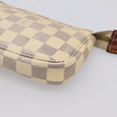 LOUIS VUITTON Damier Azur Mini Pochette Accessoires Pouch N63005 LV Auth bs37005-14