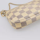 LOUIS VUITTON Damier Azur Mini Pochette Accessoires Pouch N63005 LV Auth bs37005-15