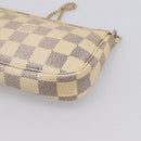 LOUIS VUITTON Damier Azur Mini Pochette Accessoires Pouch N63005 LV Auth bs37005-16