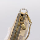 LOUIS VUITTON Damier Azur Mini Pochette Accessoires Pouch N63005 LV Auth bs37005-10