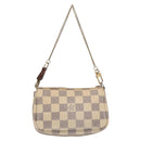 LOUIS VUITTON Damier Azur Mini Pochette Accessoires Pouch N63005 LV Auth bs37005-2