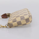 LOUIS VUITTON Damier Azur Mini Pochette Accessoires Pouch N63005 LV Auth bs37005-3