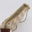 LOUIS VUITTON Damier Azur Mini Pochette Accessoires Pouch N63005 LV Auth bs37005-6