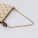 LOUIS VUITTON Damier Azur Mini Pochette Accessoires Pouch N63005 LV Auth bs37005-7