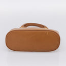 MCM Hand Bag Leather Brown Gold Auth bs37006-5