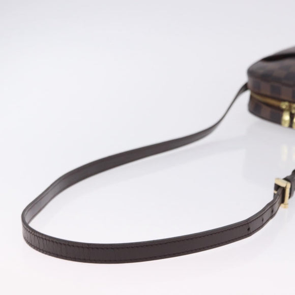 LOUIS VUITTON Damier Ebene Ipanema PM Shoulder Bag N51294 LV Auth bs37007