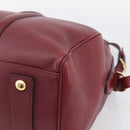 LOUIS VUITTON Parnasea SC Bag MM Boston Bag Leather Red M94762 LV Auth bs37008V-16