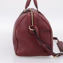 LOUIS VUITTON Parnasea SC Bag MM Boston Bag Leather Red M94762 LV Auth bs37008V-3