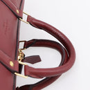 LOUIS VUITTON Parnasea SC Bag MM Boston Bag Leather Red M94762 LV Auth bs37008V-8