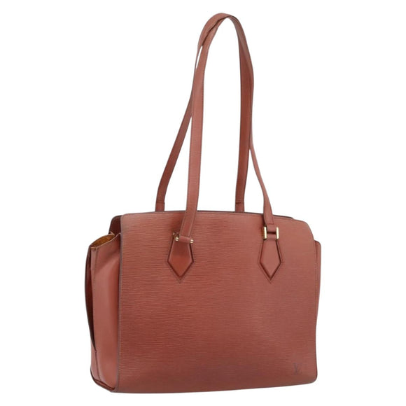 LOUIS VUITTON Epi Duplex Shoulder Bag Brown M52423 LV Auth bs37011