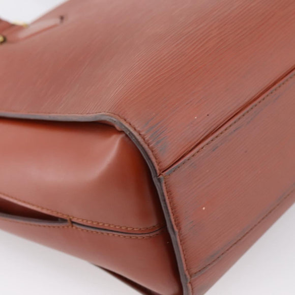 LOUIS VUITTON Epi Duplex Shoulder Bag Brown M52423 LV Auth bs37011