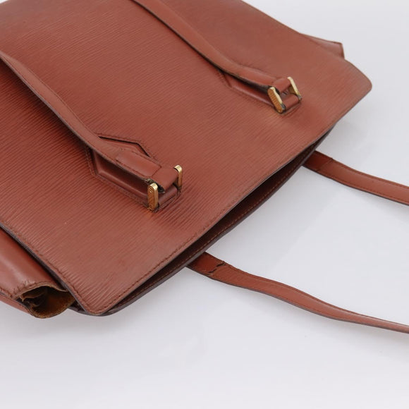 LOUIS VUITTON Epi Duplex Shoulder Bag Brown M52423 LV Auth bs37011