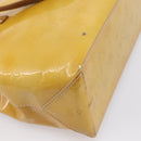 LOUIS VUITTON Monogram Vernis Reade PM Hand Bag Beige M91144 LV Auth bs37012-16