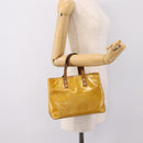 LOUIS VUITTON Monogram Vernis Reade PM Hand Bag Beige M91144 LV Auth bs37012-21