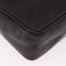 BALENCIAGA Shoulder Bag Suede Leather Brown Gold Auth bs37014-15
