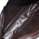 BALENCIAGA Shoulder Bag Suede Leather Brown Gold Auth bs37014-12