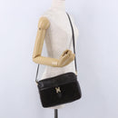 BALENCIAGA Shoulder Bag Suede Leather Brown Gold Auth bs37014-23