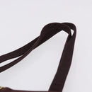 Salvatore Ferragamo Tote Bag Leather Wine Red Gold Auth bs37015-14