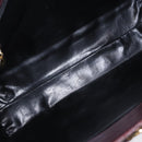 Salvatore Ferragamo Tote Bag Leather Wine Red Gold Auth bs37015-11