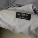 CHANEL Sports Line COCO Mark Backpack Nylon Leather Beige Silver CC Auth bs37020-24