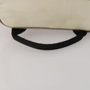 CHANEL Sports Line COCO Mark Backpack Nylon Leather Beige Silver CC Auth bs37020-7