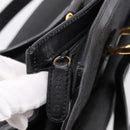 GUCCI GG Canvas Hand Bag Black Gold 002 2854 0305 Auth bs37022-14