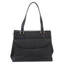 GUCCI GG Canvas Hand Bag Black Gold 002 2854 0305 Auth bs37022-2