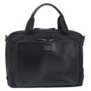 GUCCI Business Bag Canvas Black Silver 019 0327 Auth bs37023-2
