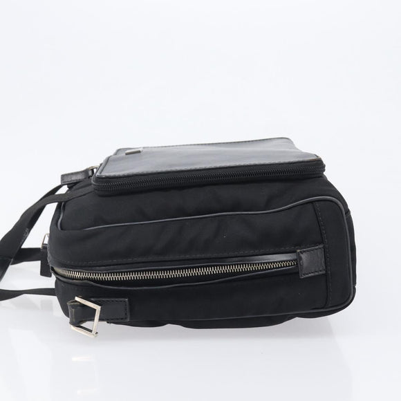 GUCCI Business Bag Canvas Black Silver 019 0327 Auth bs37023