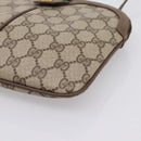 GUCCI GG Supreme Web Sherry Line Bag PVC Beige Gold 904 02 047 Auth bs37024-10