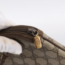 GUCCI GG Supreme Web Sherry Line Bag PVC Beige Gold 904 02 047 Auth bs37024-14