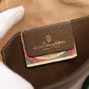 GUCCI GG Supreme Web Sherry Line Bag PVC Beige Gold 904 02 047 Auth bs37024-15