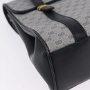 GUCCI Micro GG Supreme Hand Bag PVC Navy Gold 000 46 4857 Auth bs37025-12