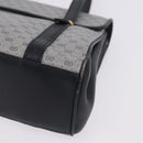 GUCCI Micro GG Supreme Hand Bag PVC Navy Gold 000 46 4857 Auth bs37025-13