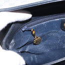 GUCCI Micro GG Supreme Hand Bag PVC Navy Gold 000 46 4857 Auth bs37025-22