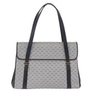 GUCCI Micro GG Supreme Hand Bag PVC Navy Gold 000 46 4857 Auth bs37025-3