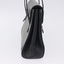 GUCCI Micro GG Supreme Hand Bag PVC Navy Gold 000 46 4857 Auth bs37025-4