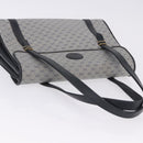 GUCCI Micro GG Supreme Hand Bag PVC Navy Gold 000 46 4857 Auth bs37025-6