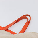 CELINE Horizontalkava Tote Bag Canvas Beige Gold Auth bs37027-8
