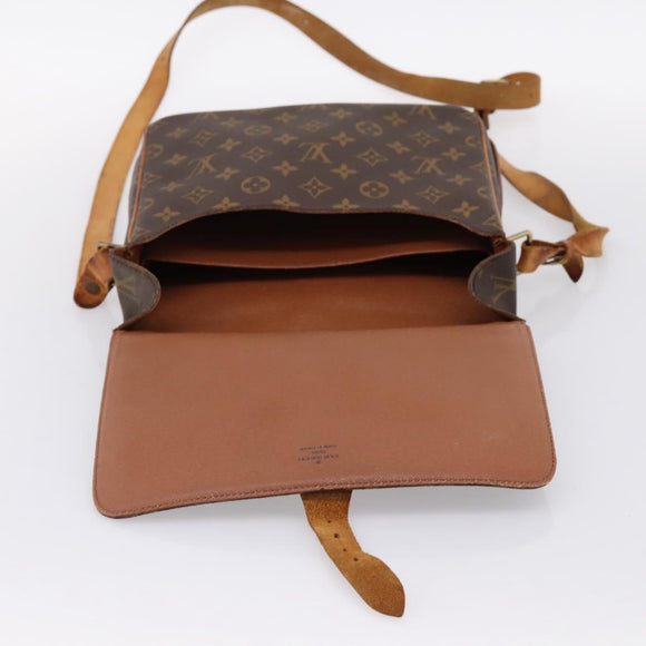LOUIS VUITTON Monogram Cartouchiere GM Shoulder Bag M51252 LV Auth bs37028