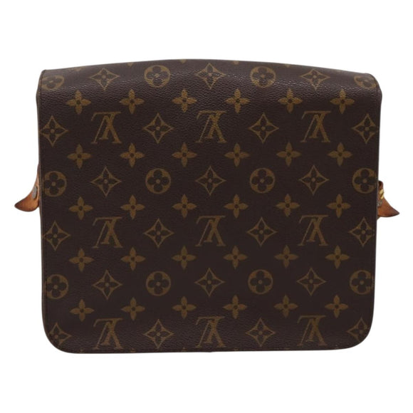 LOUIS VUITTON Monogram Cartouchiere GM Shoulder Bag M51252 LV Auth bs37028
