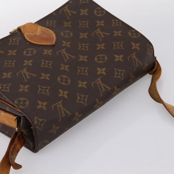 LOUIS VUITTON Monogram Cartouchiere GM Shoulder Bag M51252 LV Auth bs37028