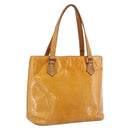 LOUIS VUITTON Monogram Vernis Houston Bag Marshmallow Pink M91302 Auth bs37029-1