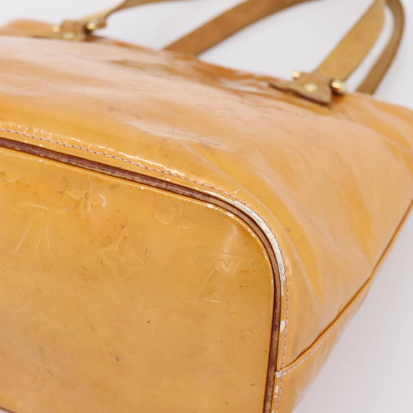 LOUIS VUITTON Monogram Vernis Houston Bag Marshmallow Pink M91302 Auth bs37029
