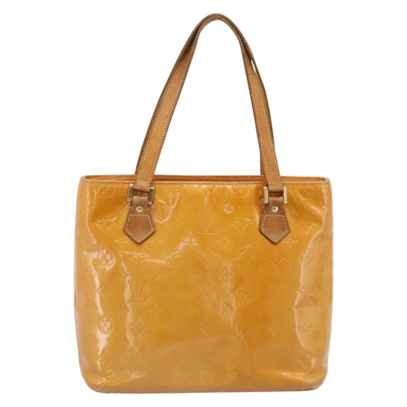 LOUIS VUITTON Monogram Vernis Houston Bag Marshmallow Pink M91302 Auth bs37029